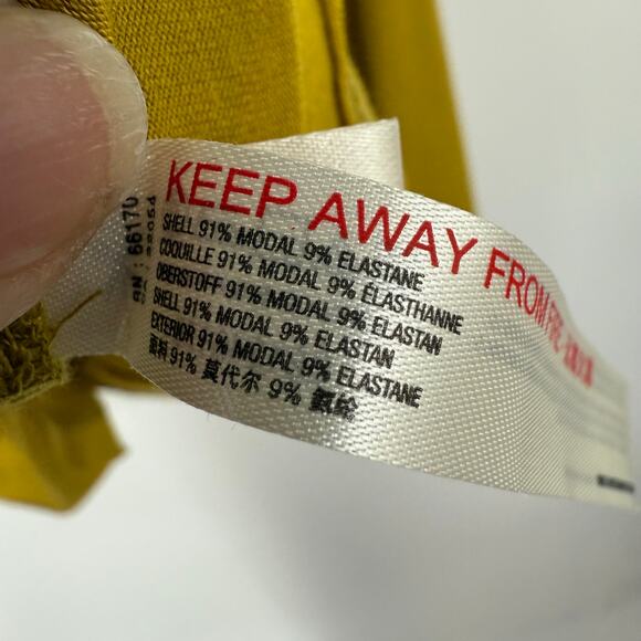 Mustard Wrap Blouse - Picture 8 of 8